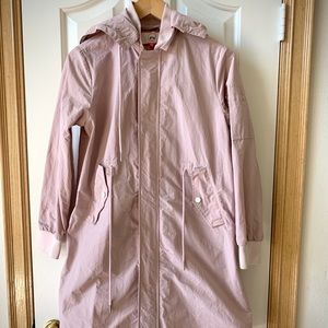 Lightweight pink long jacket/coat